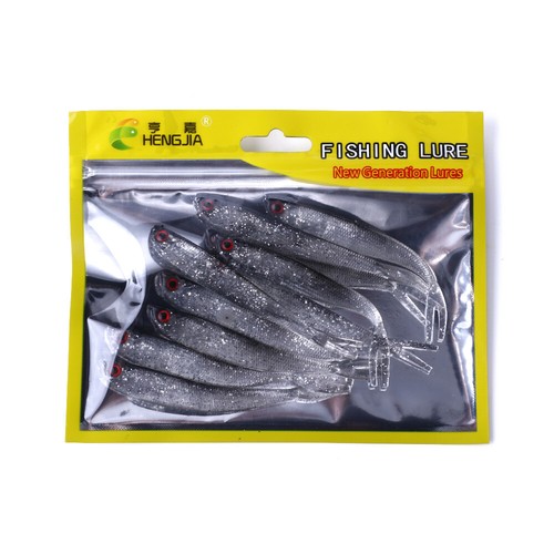 10pcs 10cm esche - 10cm/3.7g, morbide