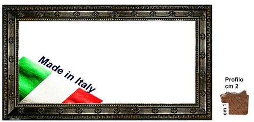 Cornice nera legno effetto - nera,