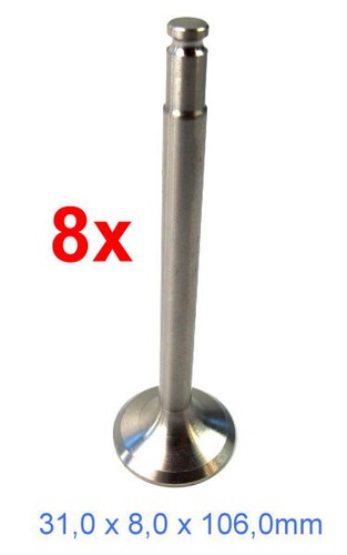 Set valvole scarico ford - set,