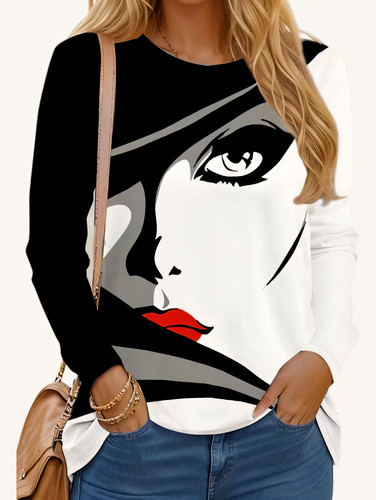 Abstract face damen - face,