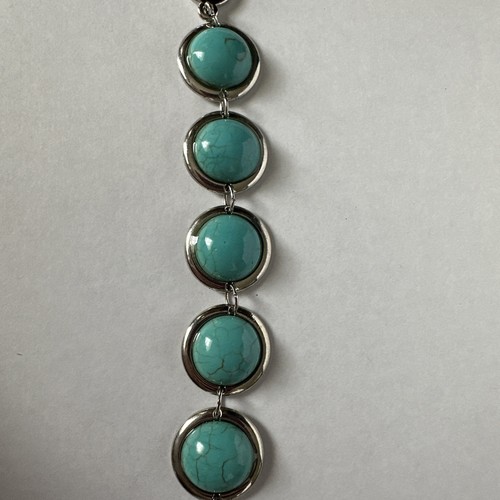 Bracciale pietra turchese tono - bracciale,