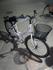 bici unisex da città, con marce e portapacchi 