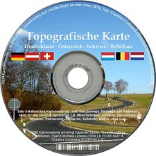 Mappa TOPO GARMIN Edge GPS Oregon GERMANIA Austria SVIZZERA trekking bici