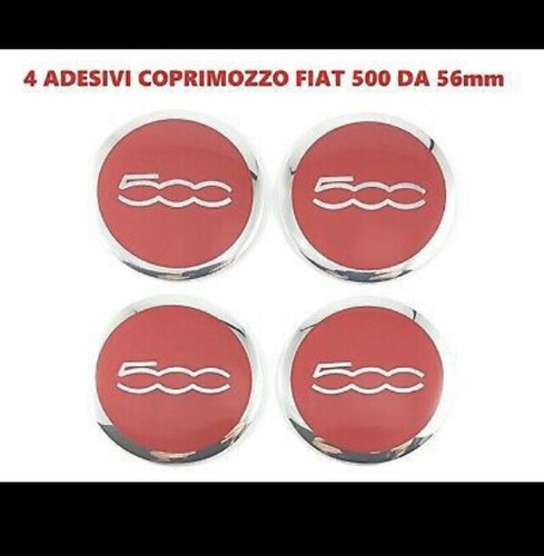 Adesivi coprimozzo fiat - adesivi, 500