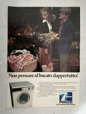 PUBBLICITA' - ADVERTISING - WERBUNG LAVATRICE "PHILCO"  del 1973