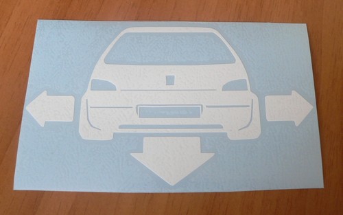 Adesivo peugeot 106 rally - peugeot,