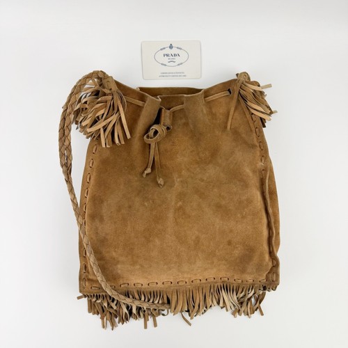Borsa tracolla prada marrone - a,