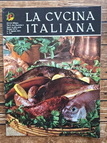 Agosto 1971 rivista cucina - 1971,