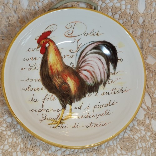 Ceramica cuore gallo pasta - ceramica,