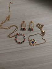 Parure In Acciaio E Ottone Artigianale color oro