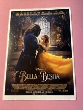MINI LOCANDINA CIAK FILM COLLEZIONE LA BELLA E LA BESTIA 2017