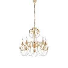 Lampadario Shabby Damasco 5