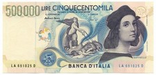 500000 LIRE BANCA D'ITALIA