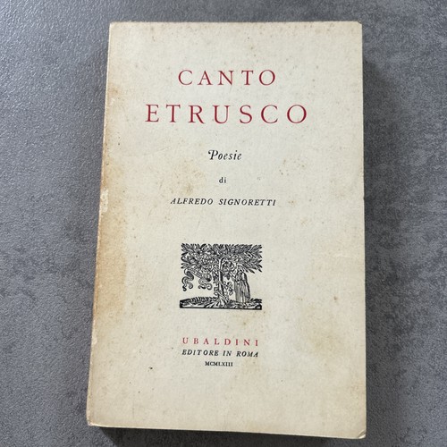 Canto etrusco poesie - -,