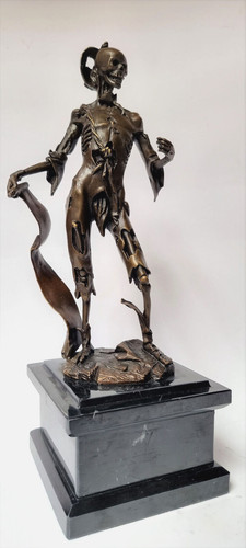Scultura bronzo memento - bronzo,