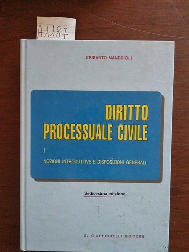 Diritto processuale civile