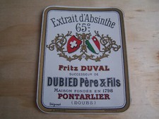 old label absinthe extract