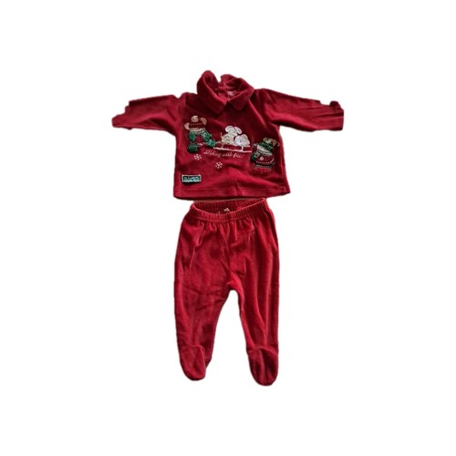 Tutina pezzi rossa natale 3 - rossa,
