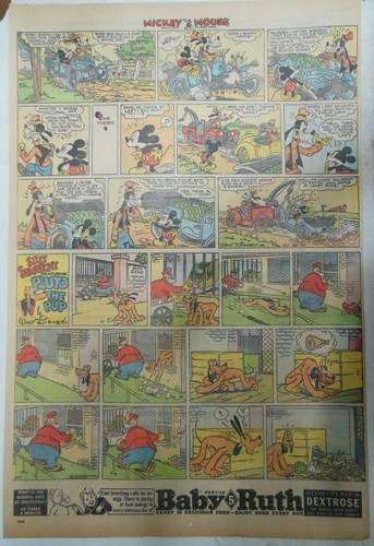 Topolino plutone sunday page - topolino,