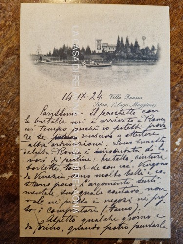 Cartolina varese villa - cartolina,