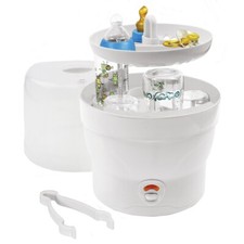 Sterilizzatore a Vapore H+H Vaporizzatore 6 Biberon Sterilizzatore Bs 29 Bianco