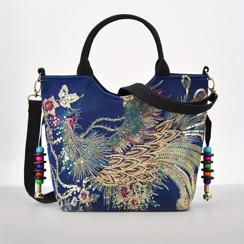 Borsa paillettes pavone - borsa,