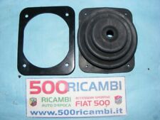 FIAT 500 D/F/L/R/G 126 CUFFIA COPRI LEVA CAMBIO IN GOMMA NERA + BASE CORNICE MET