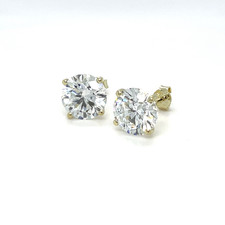 Orecchini oro giallo diamante