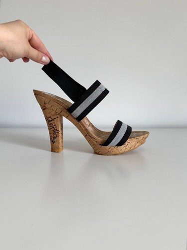 Sandali con tacco - , plateau