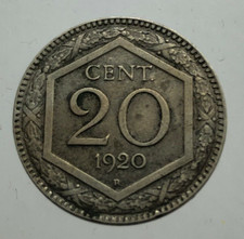 20 centesimi Esagono 1920 RARO