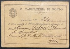 TRIESTE REGIA CAPITANERIA DI