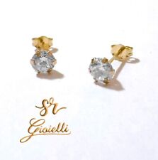 Orecchini Punto Luce Classico con Zirconi in Oro 18kt 750% List. 255€