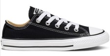 CONVERSE ALL STAR CHUCK TAYLOR SNEAKERS BASSA BIMBO/A 3J235C NERO