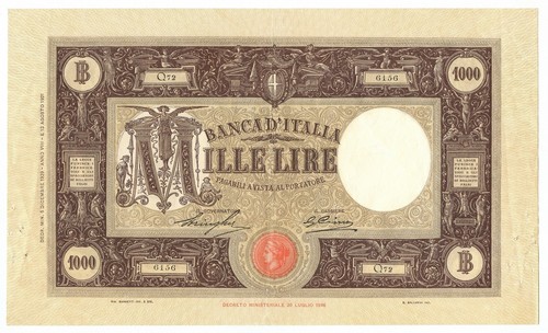 1000 lire barbetti grande - lire,