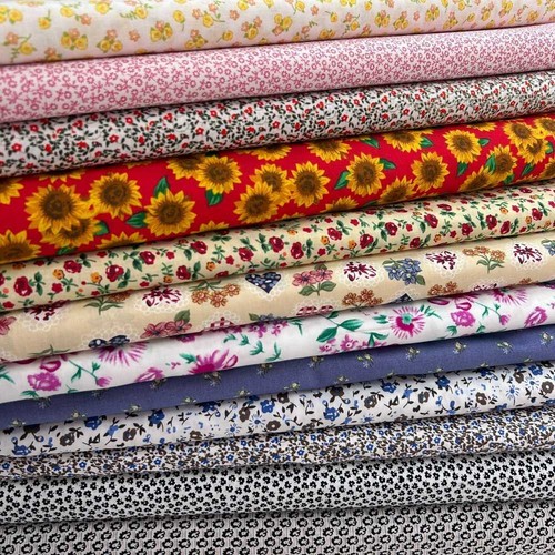 Tessuto cotone bouquet - bouquet, cm