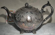 ANTIQUE Silver Plated JAMES