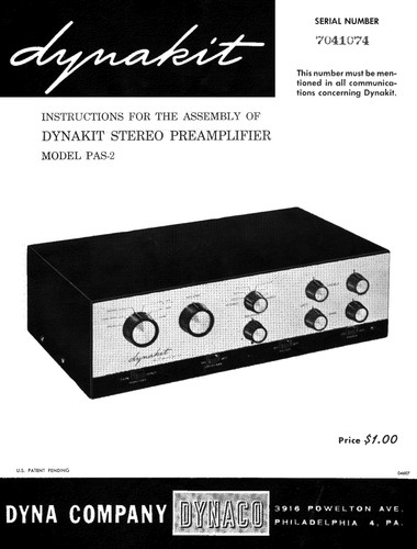 Dynaco pas pre - dynaco, pas-2