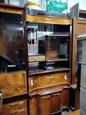 Mobile Soggiorno Vintage Anni 50/60 Con Angolo Bar E Radio