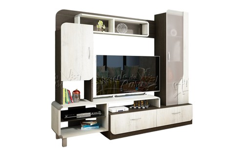 Parete attrezzata con mobile - attrezzata,