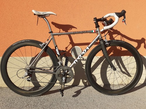 Bici strada titanio nevi - titanio,