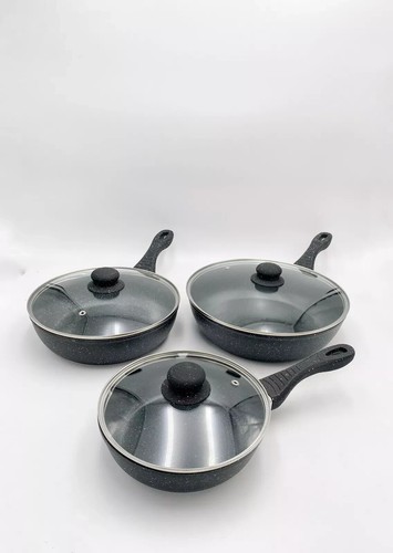 Set padelle alte nere - 3,