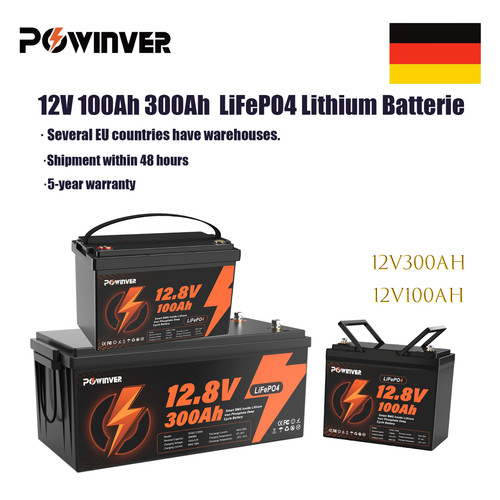Batteria litio 100ah 300ah - batteria,
