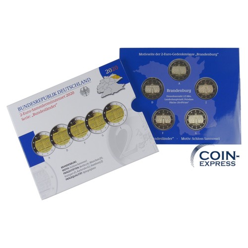 Germania euro set monete da - germania, 2