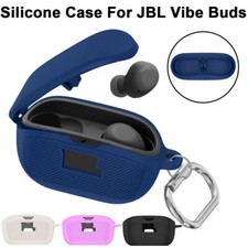 Custodia protettiva in silicone morbido antigraffio per auricolari JBL Vibe Buds