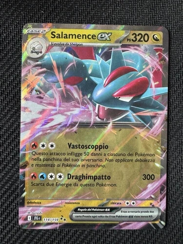 Pokemon card salamence - pokemon, ex