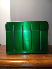 Schedario vintage "Resisto" mod 300-32-0 made in Italy verde con schede Uni a6