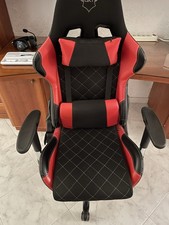 Trust GXT 708R Sedia Gaming Girevole - Rossa