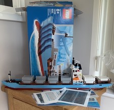 LEGO Maersk Line Nave Contenitore 10155 Set Completo con Scatola e Istruzioni