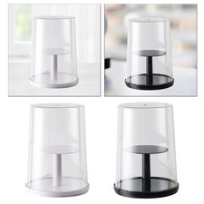 Vetrina per statuette, scatola portaoggetti per bambole, vetrina girevole per