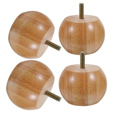 4 gambe per mobili in legno